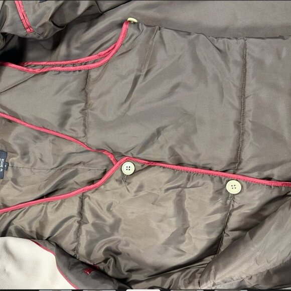 Emirates cabin crew flight attendant trench coat in khaki NWT size UK8 US 4 - Picture 2 of 2